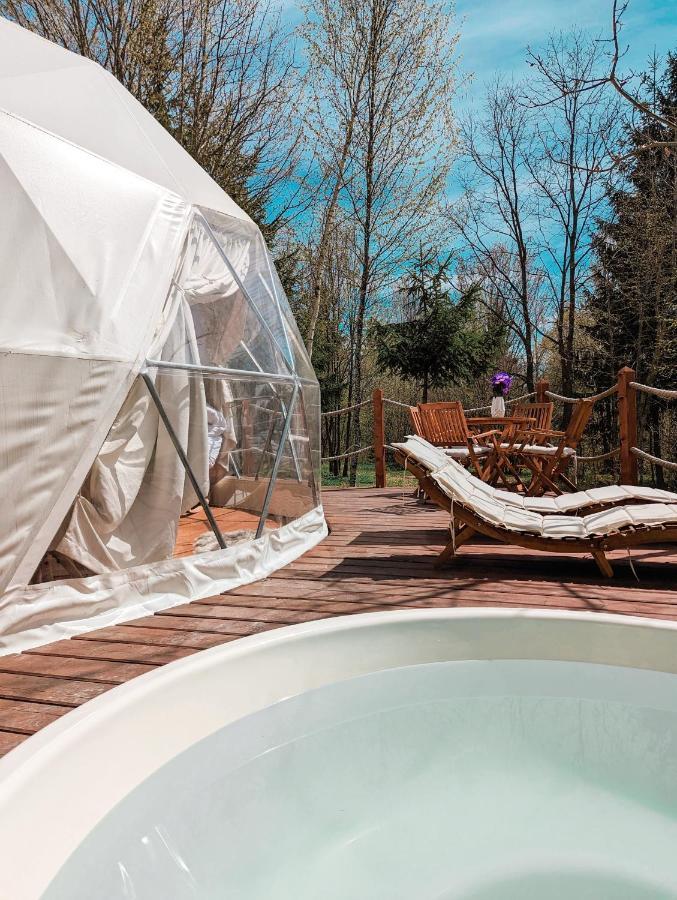 Medve Dome - Luxury Camping In The Middle Of Nature Hotel Vlahita Luaran gambar