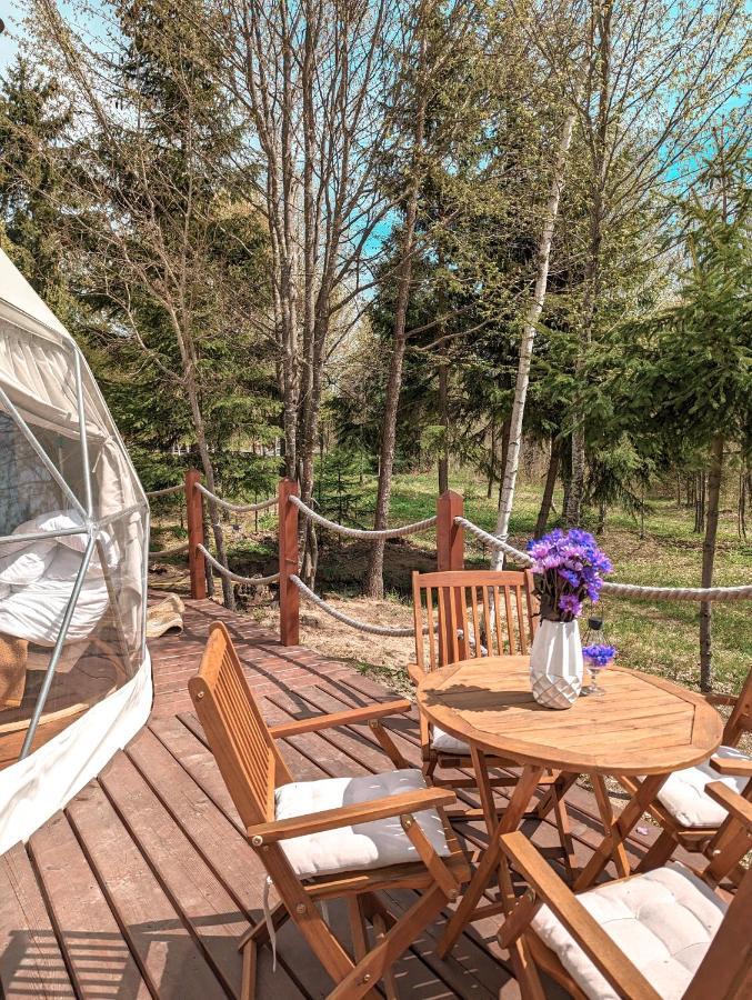 Medve Dome - Luxury Camping In The Middle Of Nature Hotel Vlahita Luaran gambar