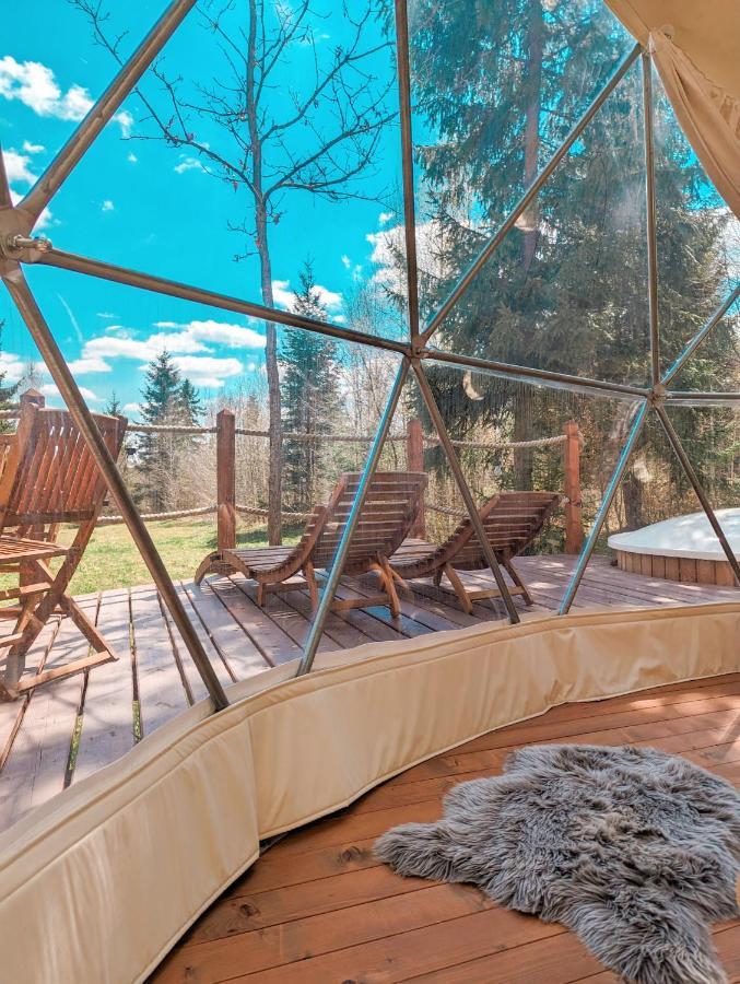 Medve Dome - Luxury Camping In The Middle Of Nature Hotel Vlahita Luaran gambar